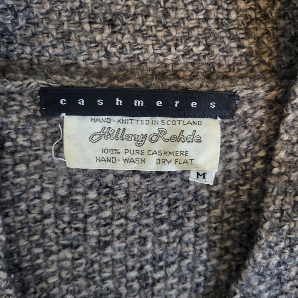 Vintage hand knit Hillary Rohde sweater